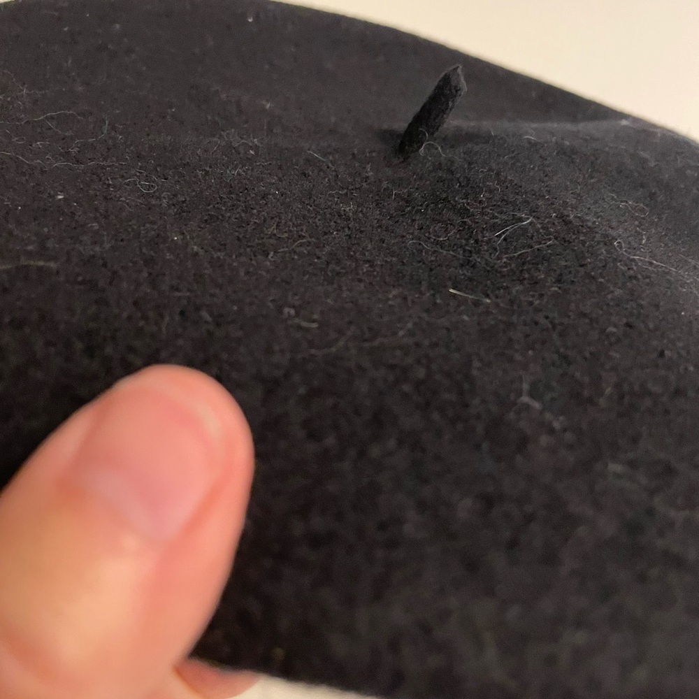 Doen Georgianna Black Beret - NWT